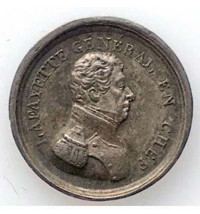 Révolution de 1830, médaille Général Lafayette