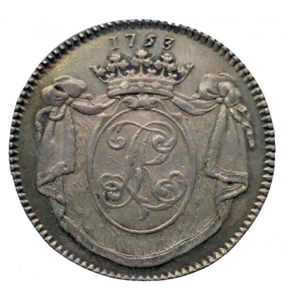 Jeton aux armes de Louis-Armand de La Rochefoucault 1753