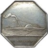 Jeton compagnie des gondoles à vapeur sur la Saône 1829