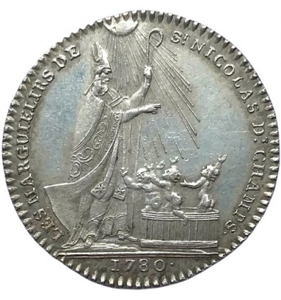 Jeton Louis XVI Les Marguillers de Saint-Nicolas-des-champs 1780