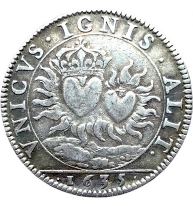 Jeton Louis XIII conseil du roi 1635