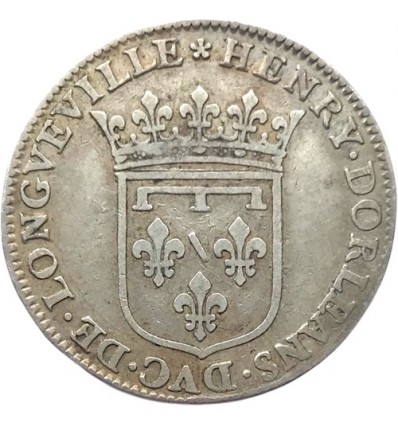 Jeton aux armes d'Henri d'Orléans, duc de Longueville 1657