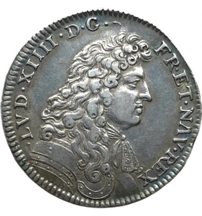 Jeton Louis XIV trésor royal 1675