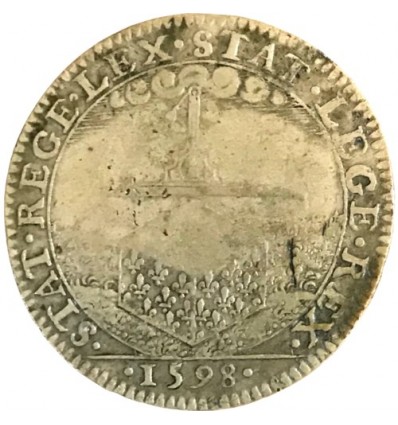 Jeton Henri IV trésoriers de France 1598