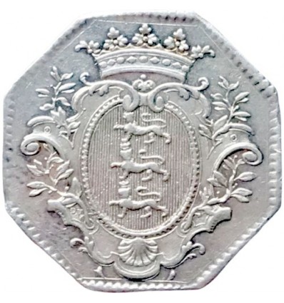 Bourgogne, jeton aux armes de Charles-Louis de Montsaulnin de Montal, baron de Courcelles 1735