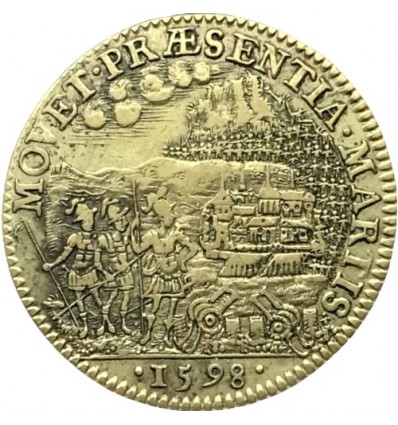 Jeton Henri IV conseil du roi, siège d'Amiens 1598