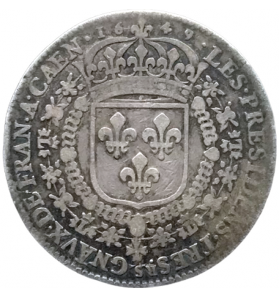 Jeton Louis XIV les trésoriers généraux de France à Caen 1649