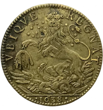 Jeton Louis XIII conseil du roi 1638