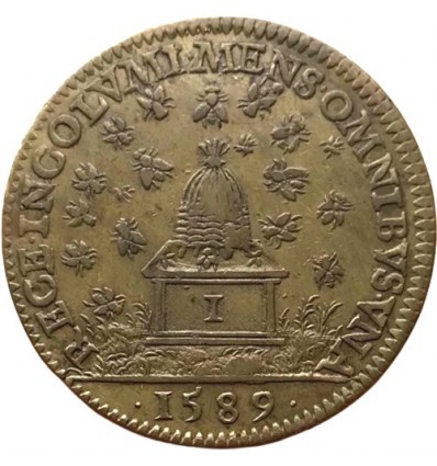 Jeton Henri III chambre des monnaies 1589