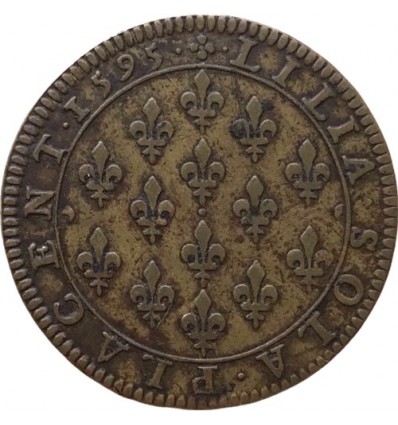 Jeton Henri IV chambre des monnaies 1595