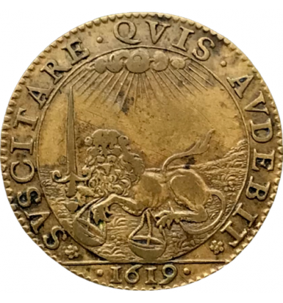 Jeton Louis XIII conseil du roi 1619