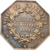 Jeton conseil municipal de la ville de Charenton 1864