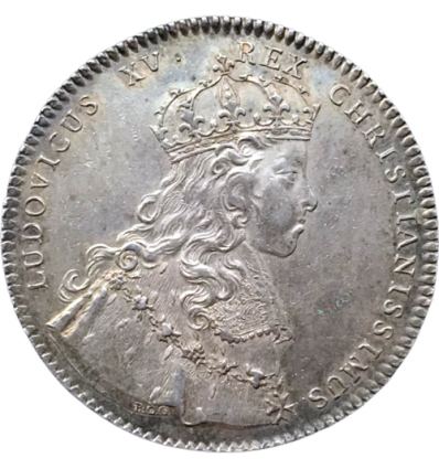 Jeton Louis XV Etats de Lille, fiançailles de Louis XV et de l’infante d’Espagne s.d.