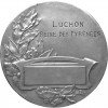 Médaille Luchon, reine des Pyrénées par Demey s.d.