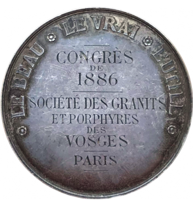 Société des Granits et Porphyres des Vosges, congrès de 1886