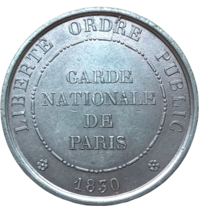 Jeton Louis Philippe I Garde Nationale de Paris, conseil de famille 1839