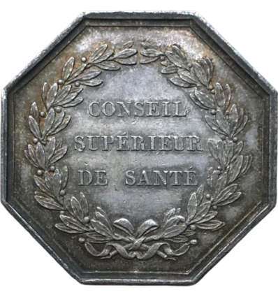 Jeton Louis-Philippe I conseil supérieur de santé 1831