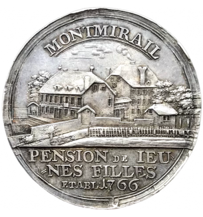 Suisse, canton de Neufchâtel, pension de jeunes filles de Montmirail 1766