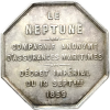 Jeton compagnie d'assurances maritimes Le Neptune 1859
