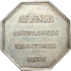 Jeton L'Avenir assurances maritimes 1838