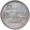 Louis XVIII, médaille au module de 10 centimes durant les Cent Jours 1815