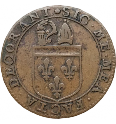 Auvergne, jeton aux armes de Joseph d’Estaing , évêque de Clermont-Fd 1629