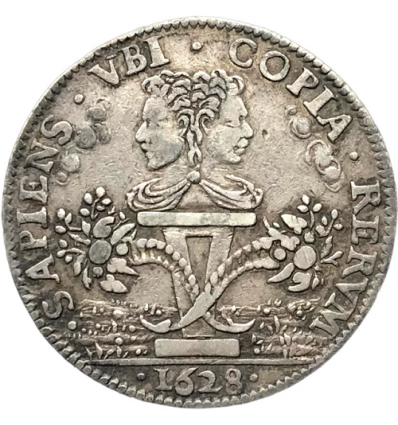 Jeton Louis XIII trésoriers généraux des fermes 1628