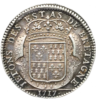 Jeton Louis XV Etats de Bretagne 1717