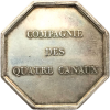 Jeton Compagnie des Quatre canaux 1822