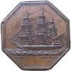 Jeton compagnie d'assurances maritimes du Havre 1832