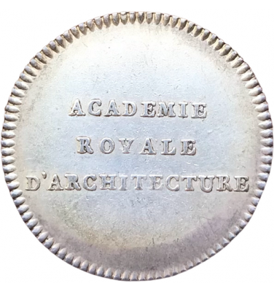 Jeton Louis XVI académie royale d'architecture s.d.