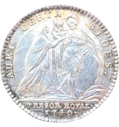 Jeton Louis XV trésor royal 1740