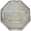 Jeton comité central de vaccine département du Cantal 1834