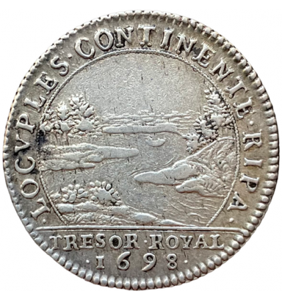 Jeton Louis XIV trésor royal 1698