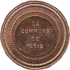 La Commune, siège de Paris, module de 5 centimes type Dupré s.d. ( 1870 )