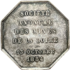 Jeton société anonyme des mines de la Loire 1874