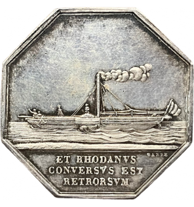 Jeton compagnie des bateaux à vapeur du Rhône 1830