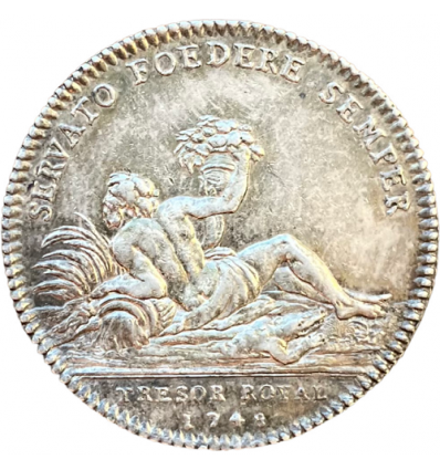 France-Egypte, jeton Louis XV trésor royal 1748