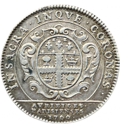 Jeton Louis XIV corporation des orfèvres bijoutiers 1700