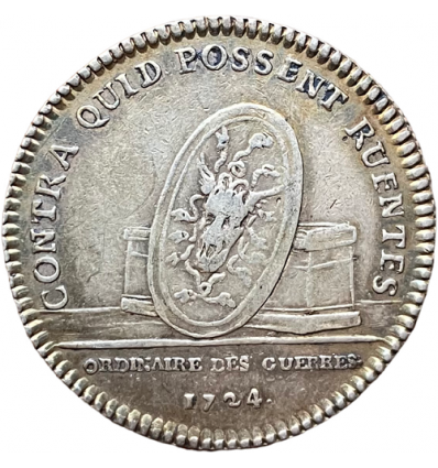 Jeton Louis XV ordinaire des guerres 1724