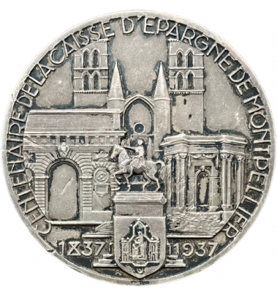 Centenaire de la Caisse d'épargne de Montpellier par Delamarre 1937