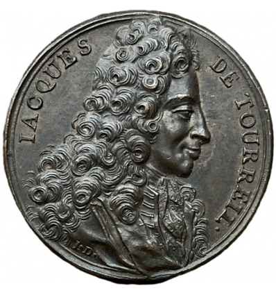 Jeton Jacques de Tourreil par Dassier 1714