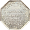 Jeton Compagnie bordelaise de prêts à la grosse 1843