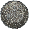 Jeton Louis XV corporation des maîtres d'armes 1706