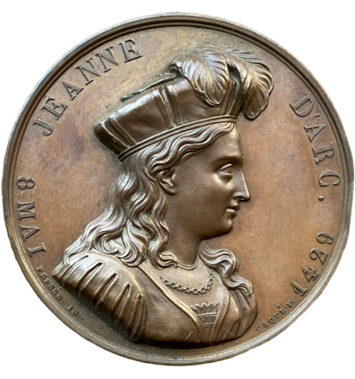 Congrès musical d'Orléans, portrait de Jeanne d'Arc 1837