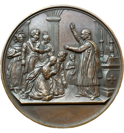 Louis-Philippe I, médaille de mariage Etat Civil s.d.
