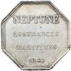 Jeton compagnie d'assurances maritimes Le Neptune 1844