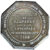 Jeton La mutuelle du Calvados 1844