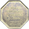 Jeton compagnie commerciale d’assurance à Paris 1818