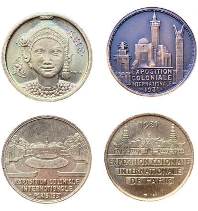 Exposition Coloniale Internationale de 1931, 4 médailles